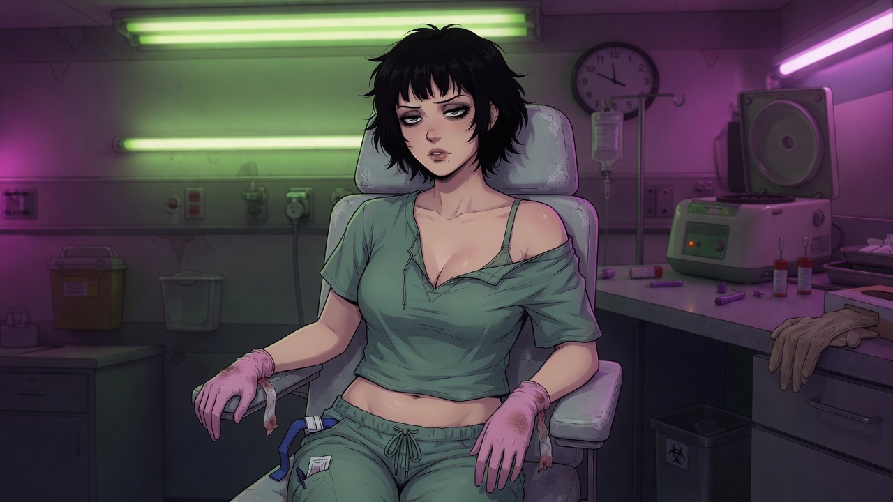 The Draw — Lab adult visual novel cover