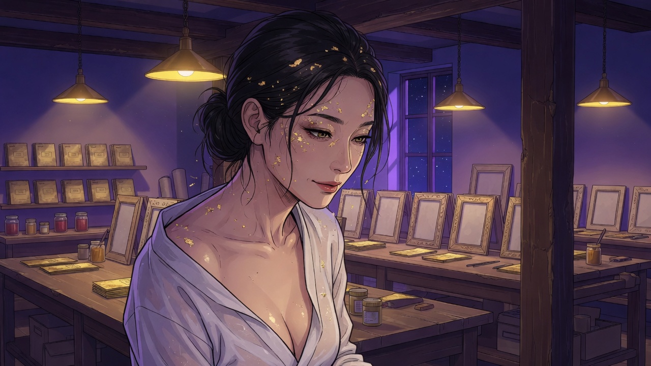 Leaf — Gold leaf adult visual novel cover