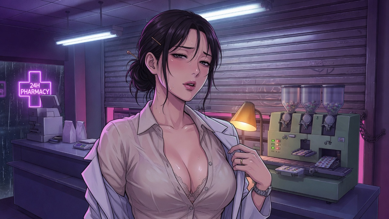 Shutter — Pharmacy adult visual novel cover