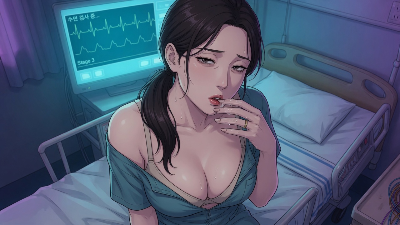 Leads — Sleep lab adult visual novel cover
